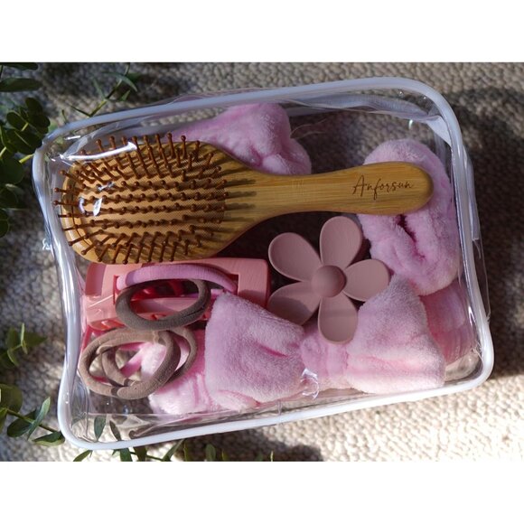 Spa Headband Wristband Set Cotton Face Mask Makeup Skin Care Gifts for Teens - Picture 6 of 6